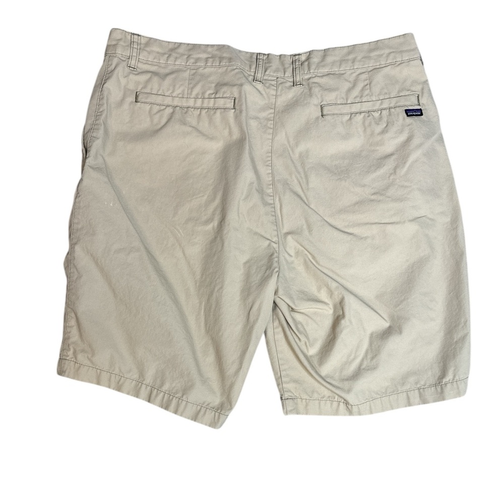 Patagonia Khaki Men's Shorts 100% Organic Cotton Size 36 - Picture 4 of 6